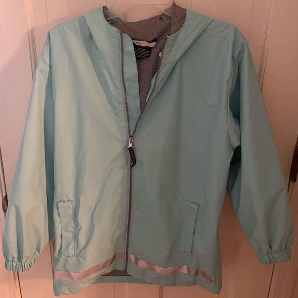 Charles River Aqua Raincoat